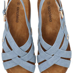 Sandalia Mujer Gennaro Denim Azaleia