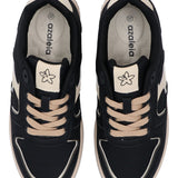 Zapatilla Mujer Malva Negro Azaleia