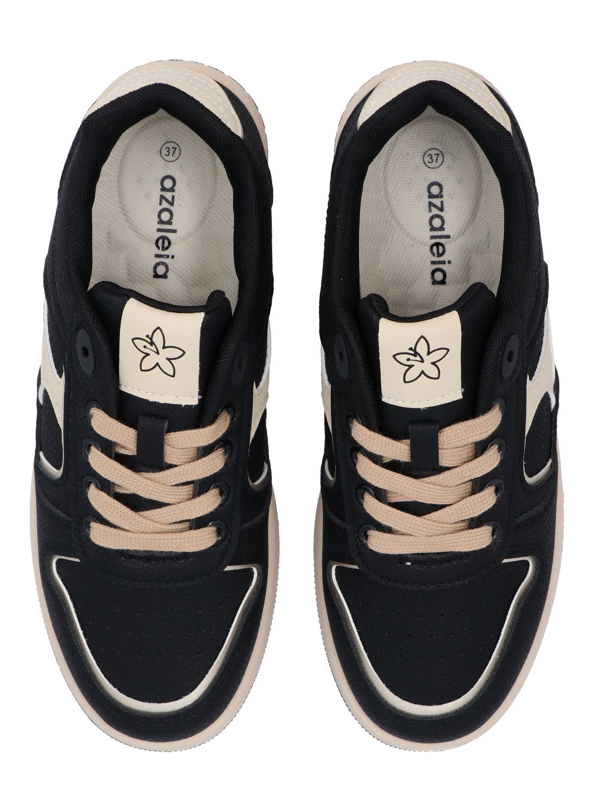 Zapatilla Mujer Malva Negro Azaleia