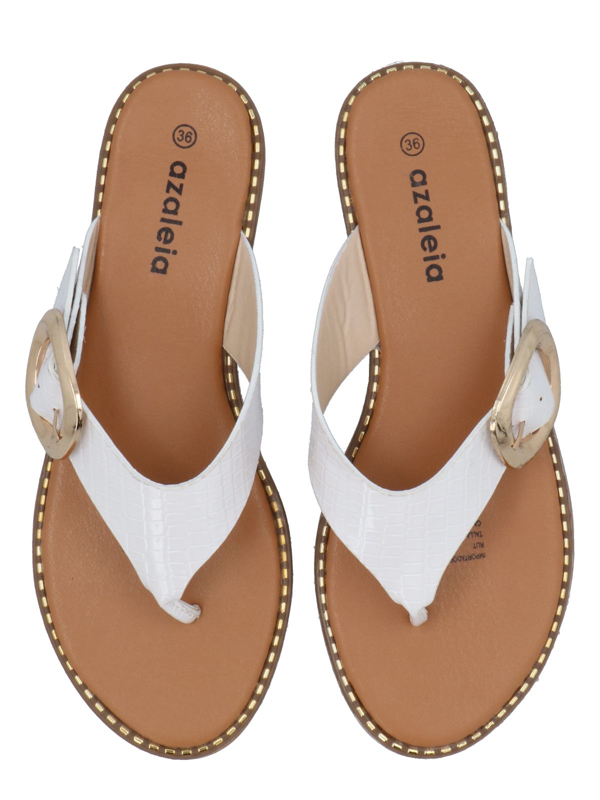 Sandalia Mujer Mirabel Blanco Azaleia