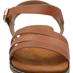 Sandalia Mujer Bruna Cognac Azaleia