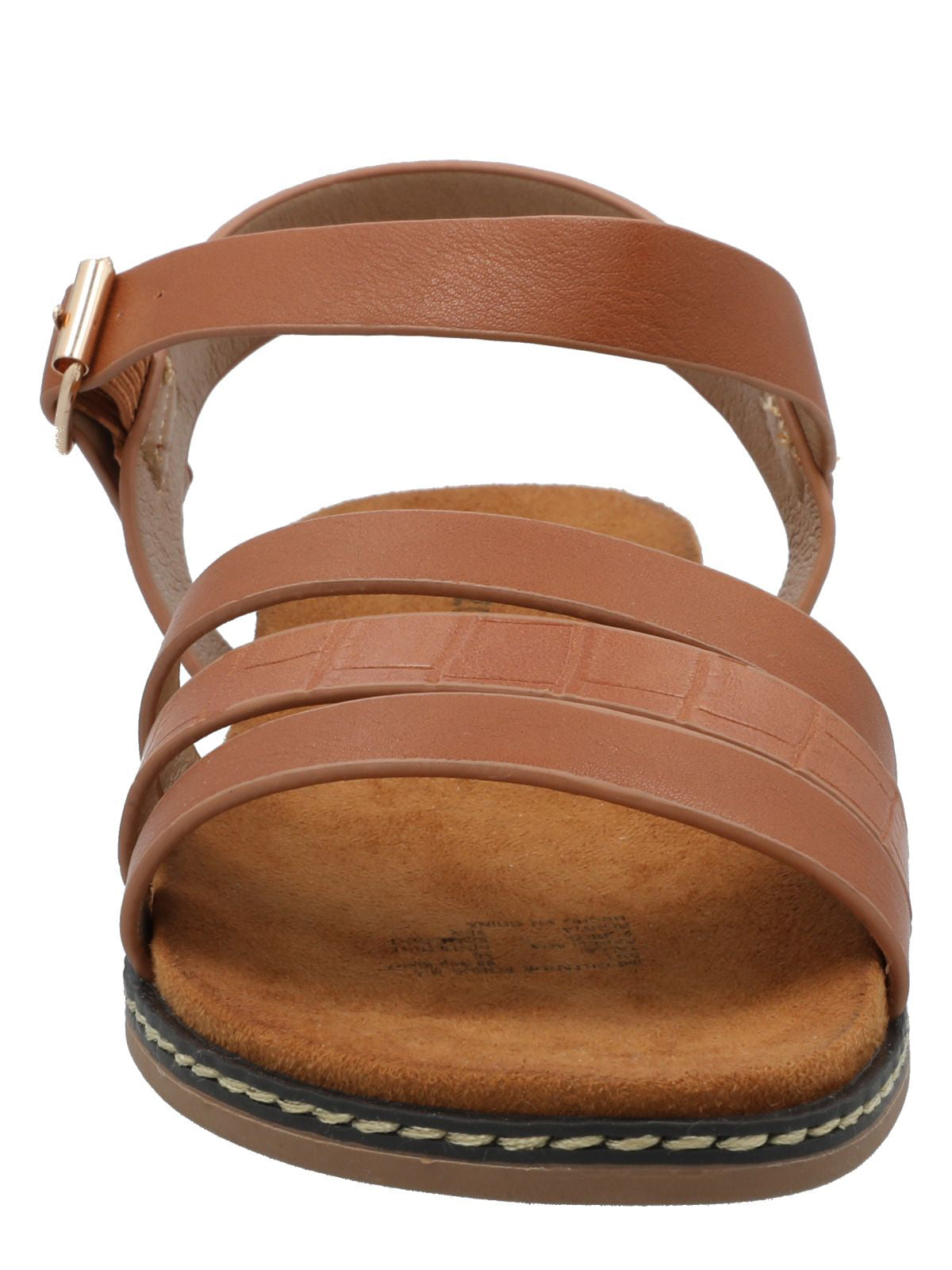 Sandalia Mujer Bruna Cognac Azaleia