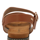 Sandalia Mujer Bruna Cognac Azaleia