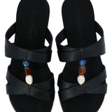 Sandalia Mujer Perla 2 Negro Azaleia