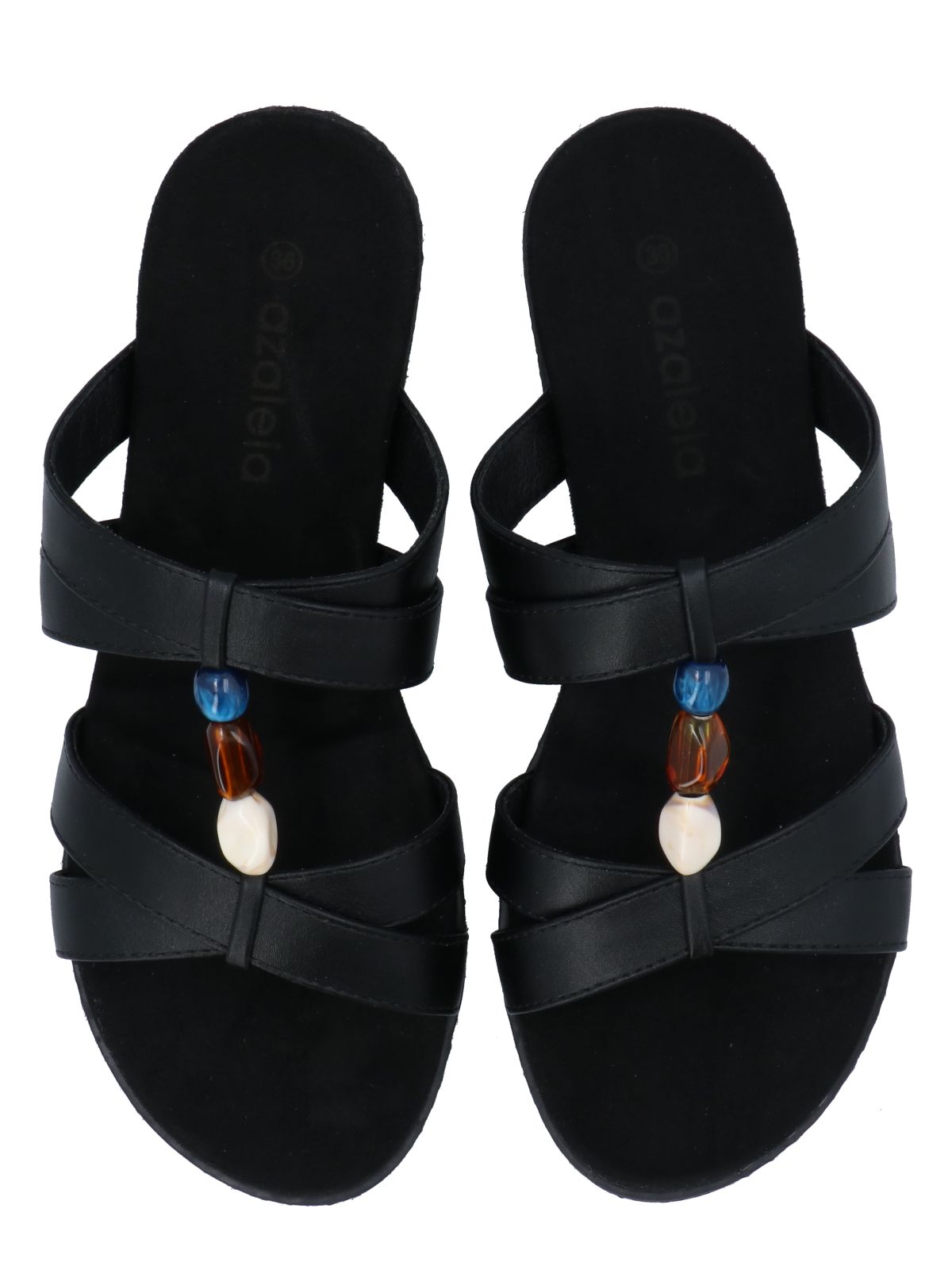 Sandalia Mujer Perla 2 Negro Azaleia