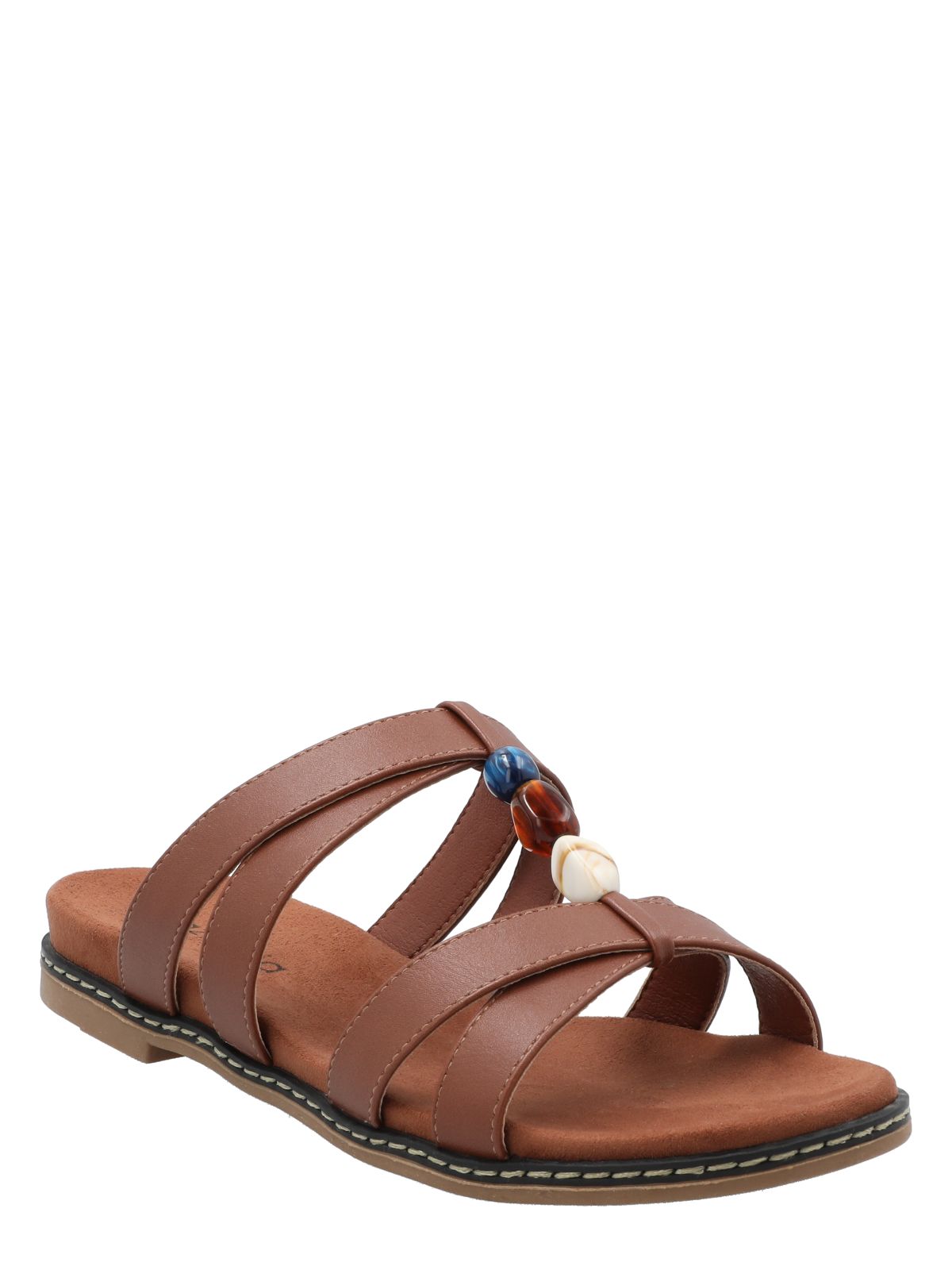 Sandalia Mujer Perla 2 Cognac Azaleia
