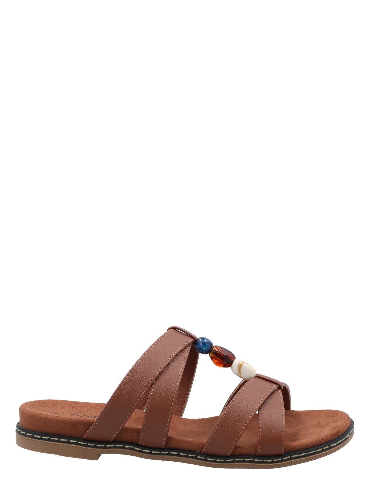 Sandalia Mujer Perla 2 Cognac Azaleia