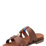 Sandalia Mujer Perla 2 Cognac Azaleia