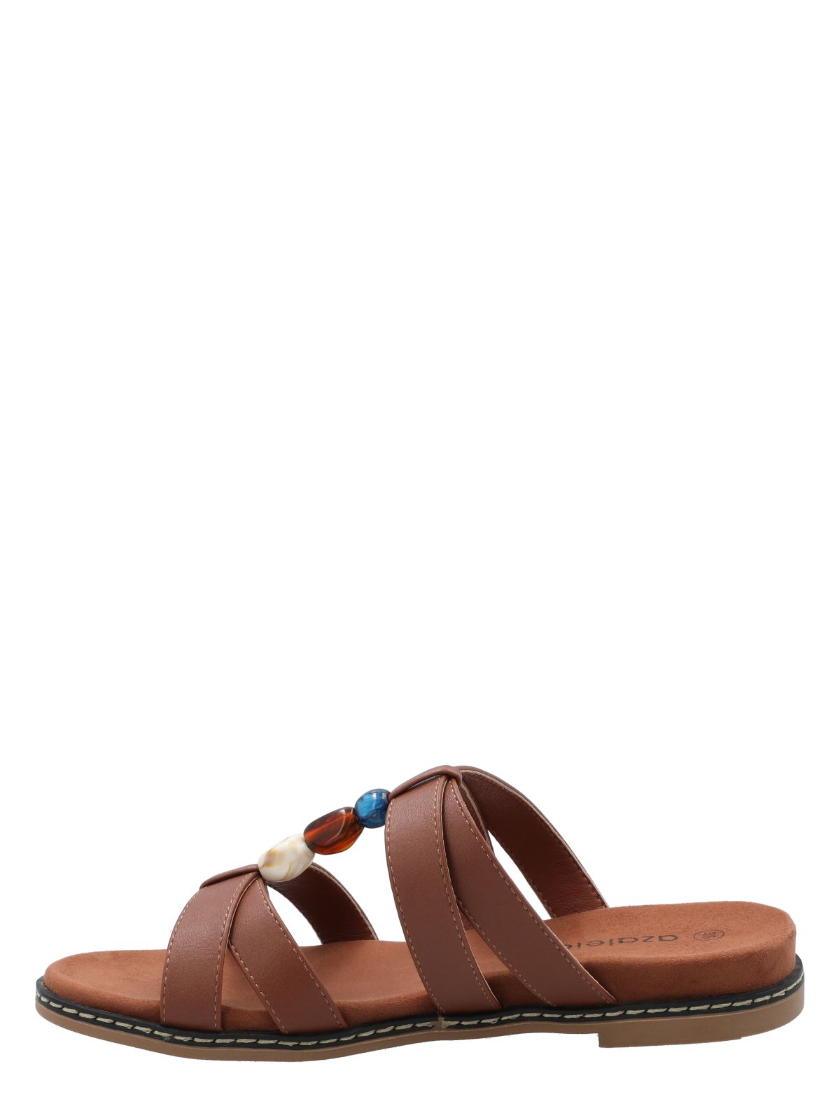 Sandalia Mujer Perla 2 Cognac Azaleia