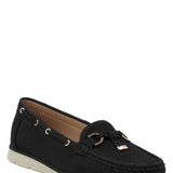 Mocasín Mujer Maranta Negro Azaleia