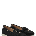 Mocasín Mujer Maranta Negro Azaleia