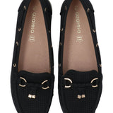Mocasín Mujer Maranta Negro Azaleia