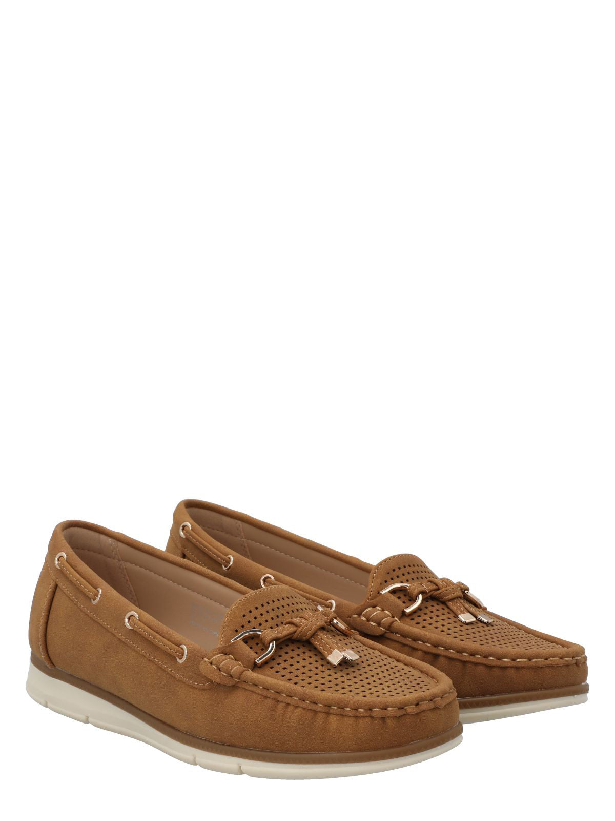 Mocasín Mujer Maranta Cognac Azaleia