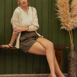 Mocasín Mujer Maranta Cognac Azaleia