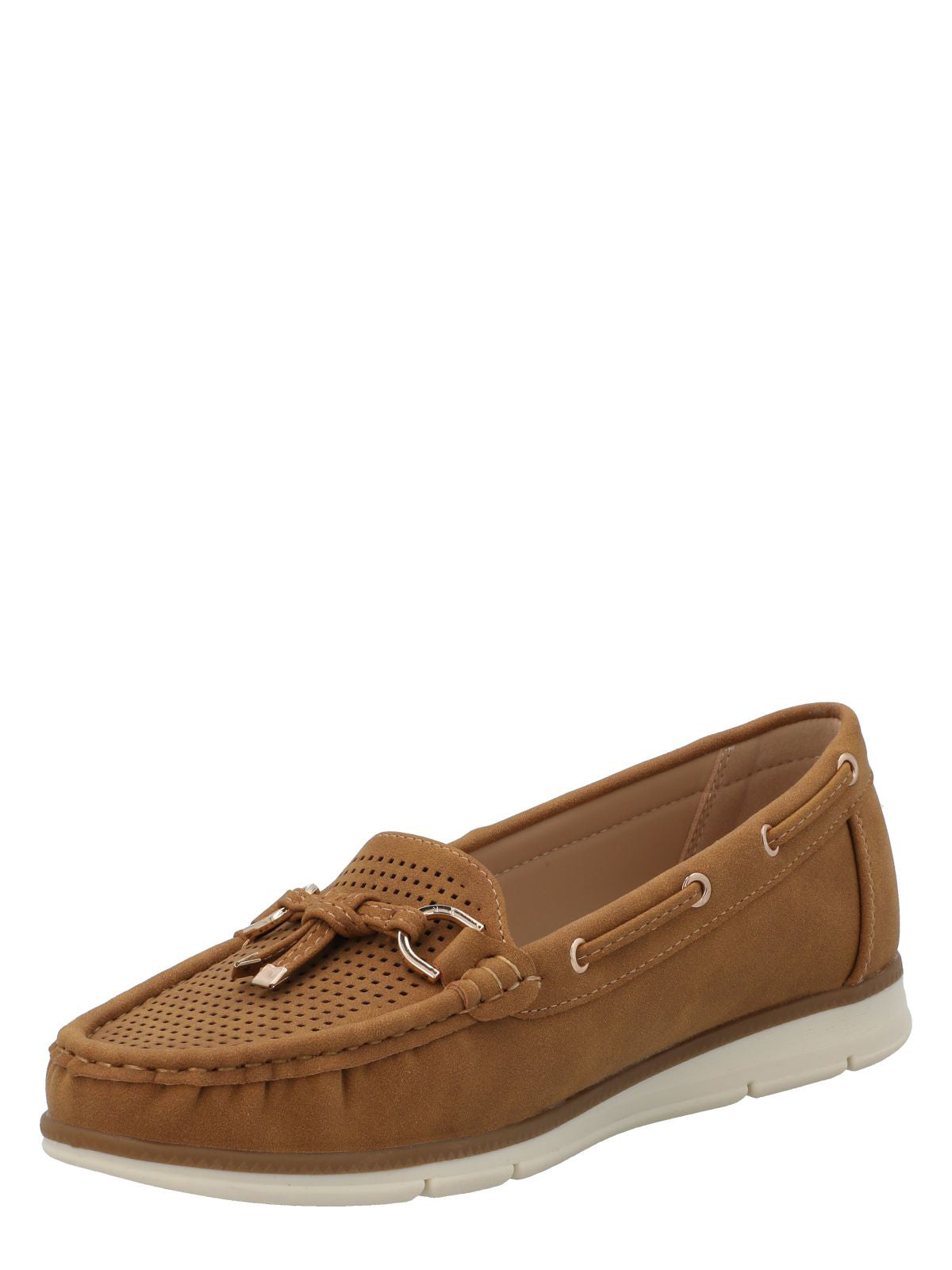 Mocasín Mujer Maranta Cognac Azaleia