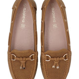 Mocasín Mujer Maranta Cognac Azaleia