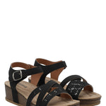 Sandalia Mujer Ravello Negro Azaleia
