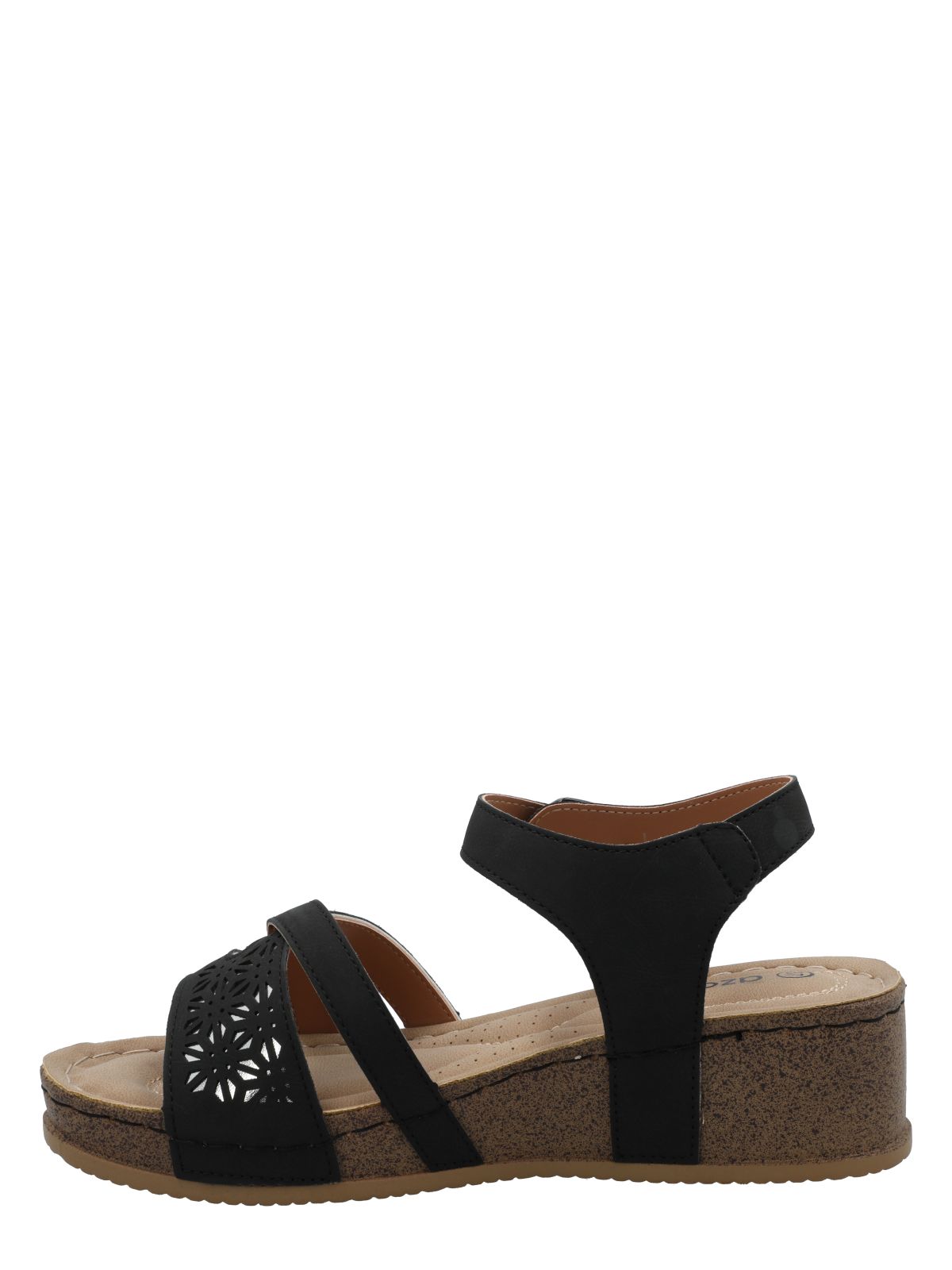 Sandalia Mujer Ravello Negro Azaleia