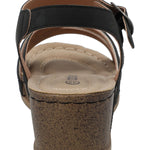 Sandalia Mujer Ravello Negro Azaleia