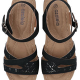 Sandalia Mujer Ravello Negro Azaleia
