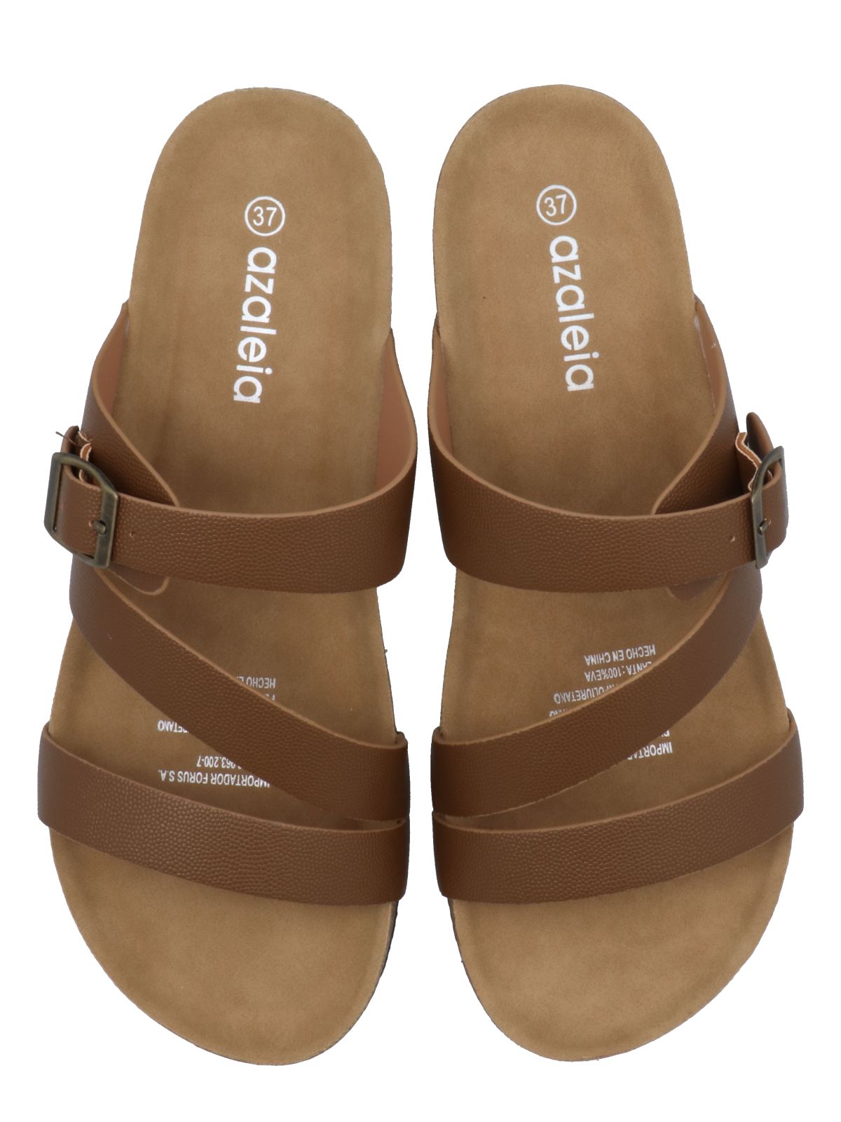 Sandalia Mujer Creta 2 Cognac Azaleia
