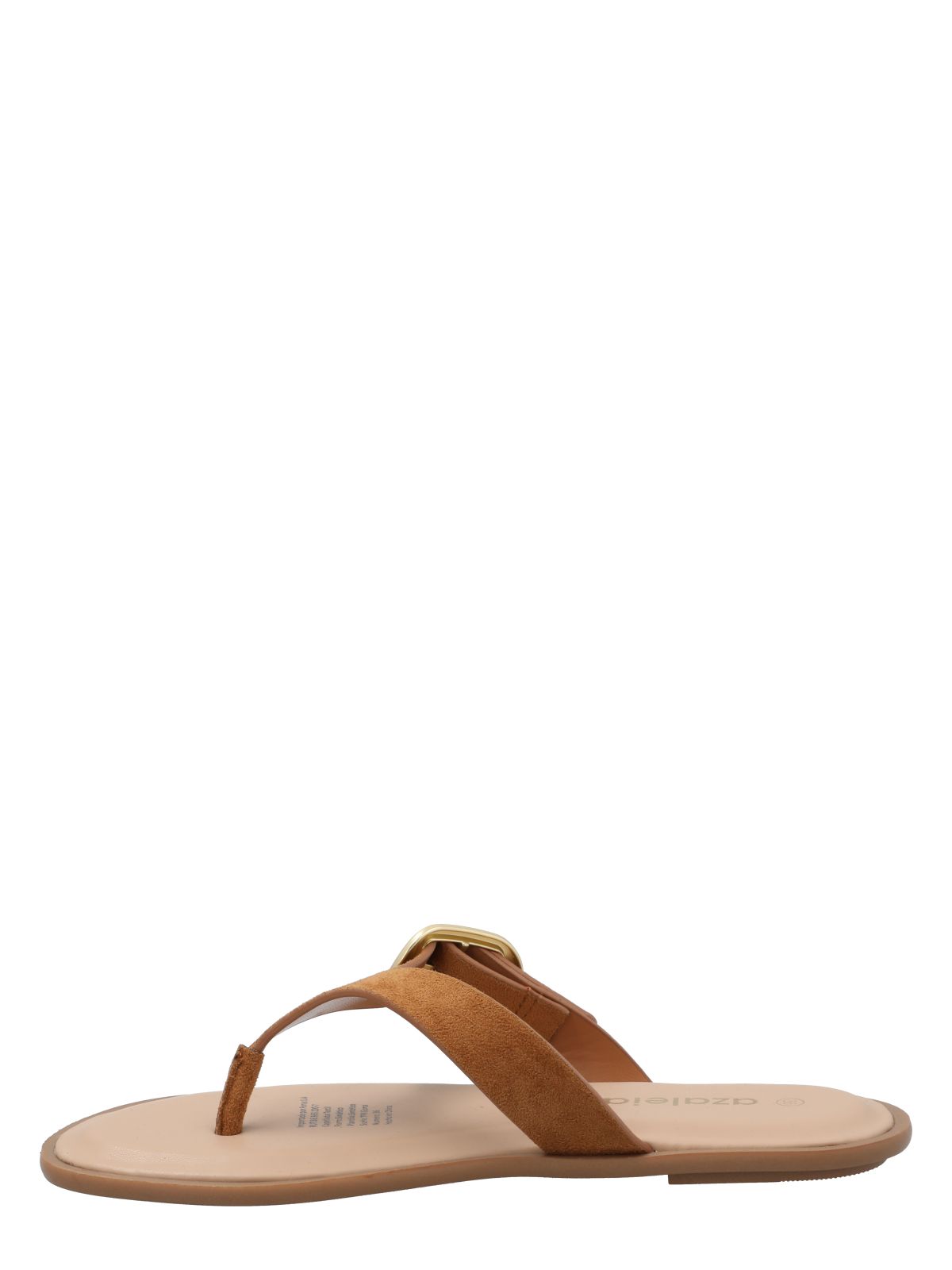 Sandalia Mujer Sirena Camel Azaleia