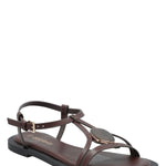Sandalia Mujer Celeste Negro Azaleia