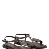 Sandalia Mujer Celeste Negro Azaleia