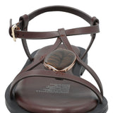 Sandalia Mujer Celeste Negro Azaleia