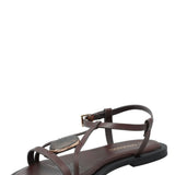 Sandalia Mujer Celeste Negro Azaleia