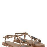 Sandalia Mujer Celeste Taupe Azaleia