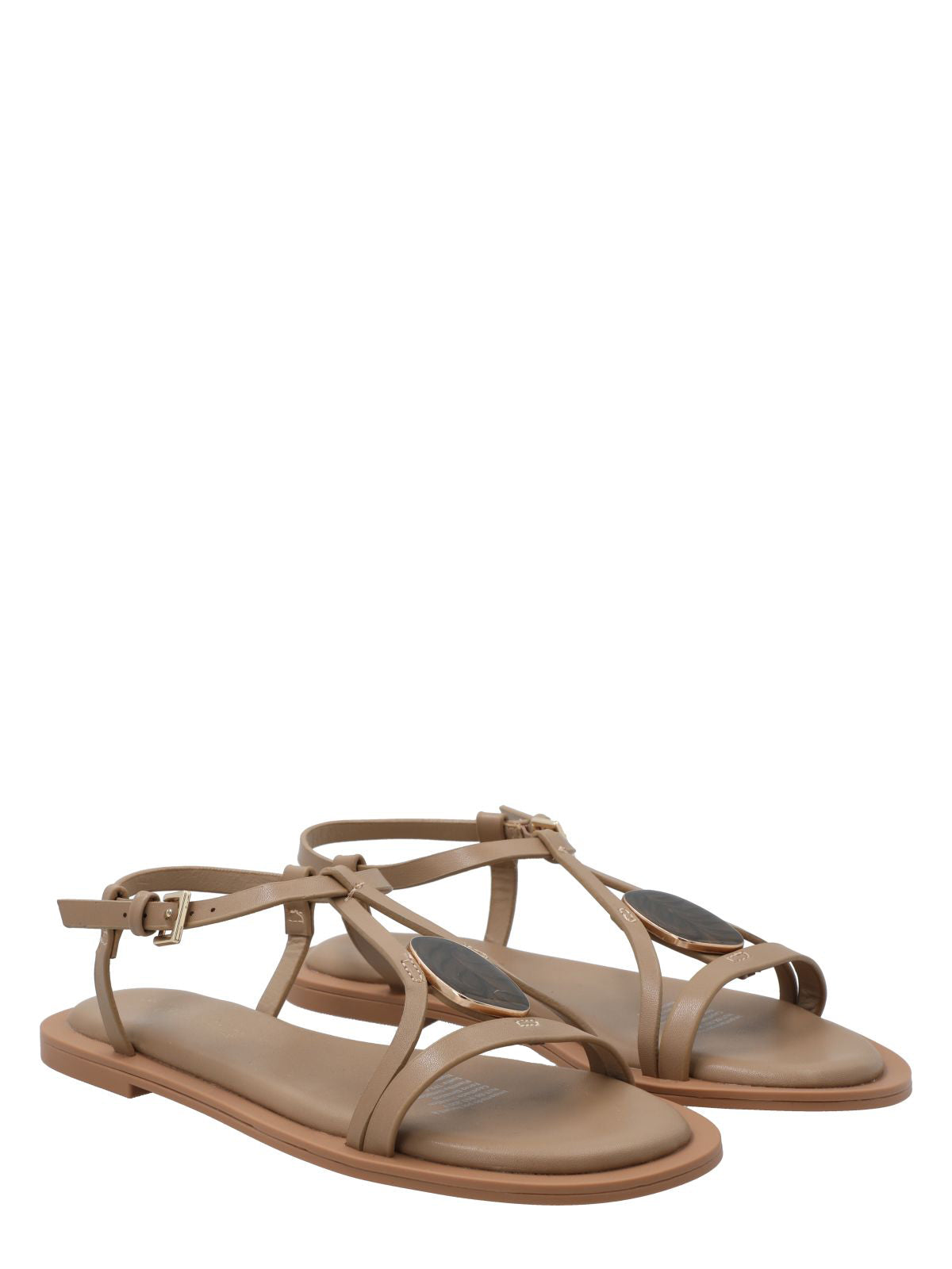 Sandalia Mujer Celeste Taupe Azaleia