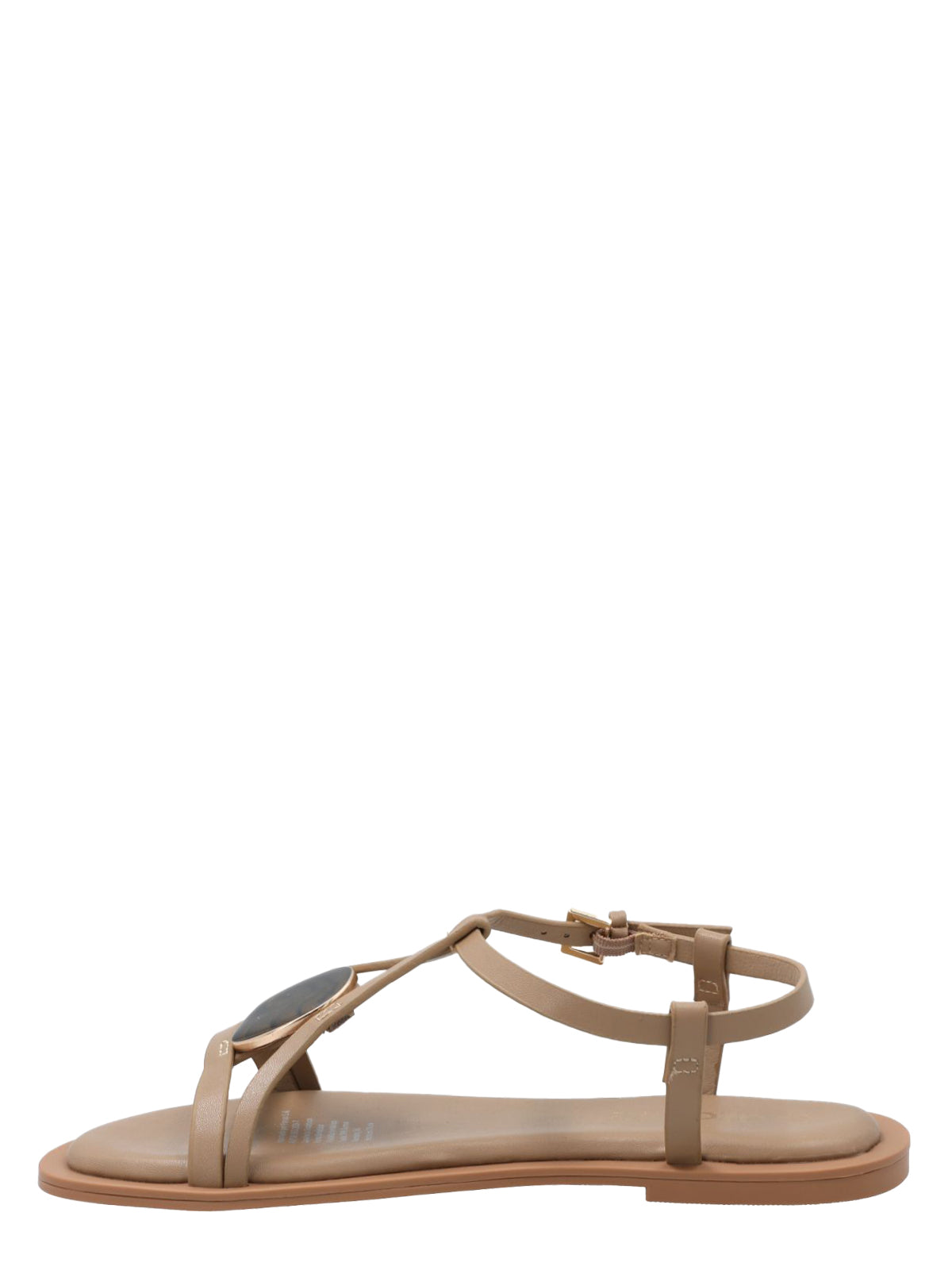 Sandalia Mujer Celeste Taupe Azaleia