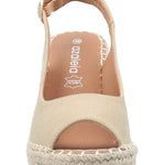 Sandalia Mujer Giovanni Beige Azaleia