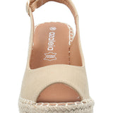 Sandalia Mujer Giovanni Beige Azaleia