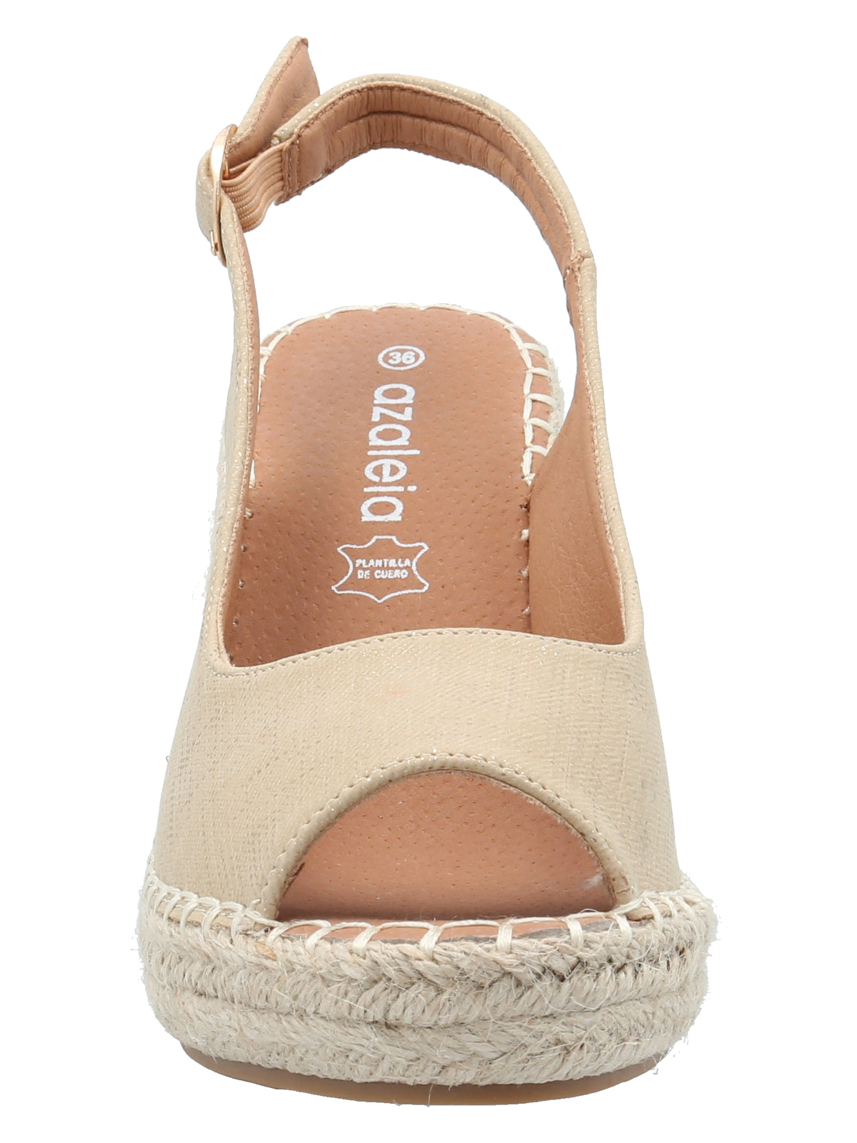 Sandalia Mujer Giovanni Beige Azaleia