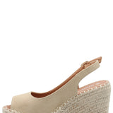 Sandalia Mujer Giovanni Beige Azaleia