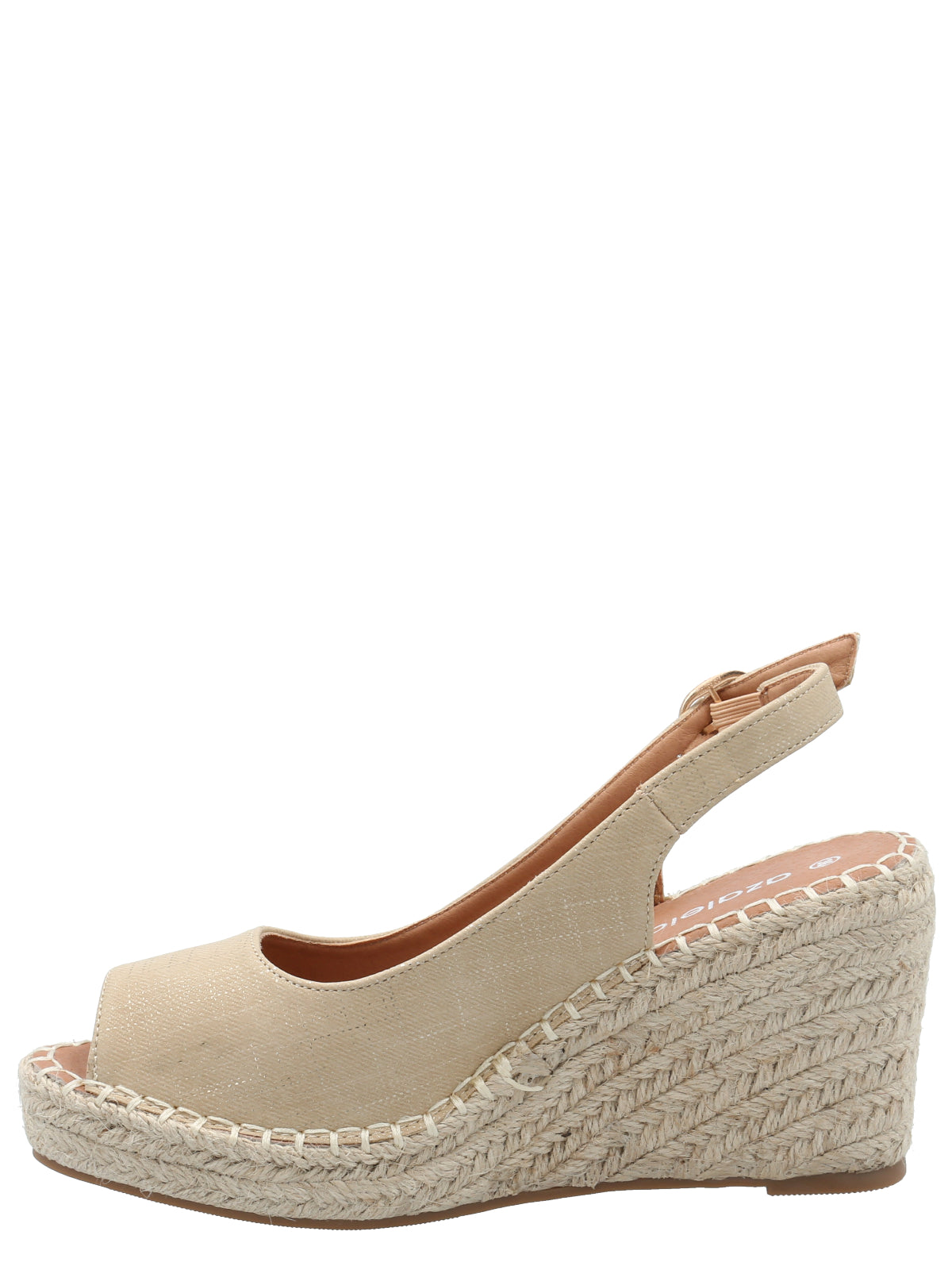 Sandalia Mujer Giovanni Beige Azaleia