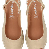 Sandalia Mujer Giovanni Beige Azaleia