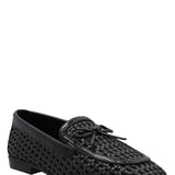 Mocasin Mujer Amarilis Negro Azaleia