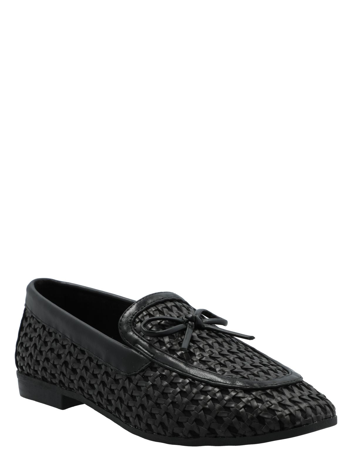 Mocasin Mujer Amarilis Negro Azaleia