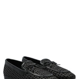Mocasin Mujer Amarilis Negro Azaleia