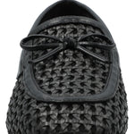 Mocasin Mujer Amarilis Negro Azaleia