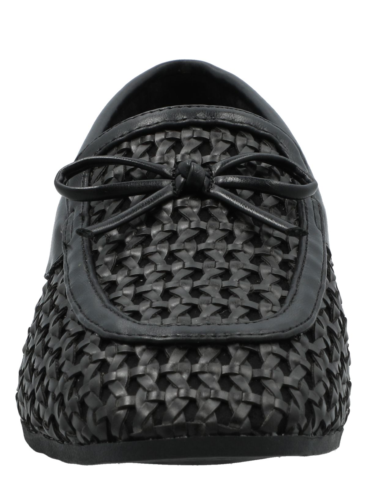 Mocasin Mujer Amarilis Negro Azaleia
