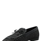 Mocasin Mujer Amarilis Negro Azaleia