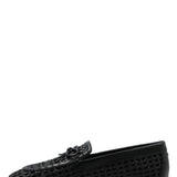 Mocasin Mujer Amarilis Negro Azaleia
