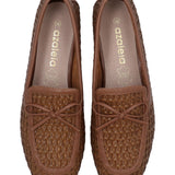 Mocasin Mujer Amarilis Café Azaleia