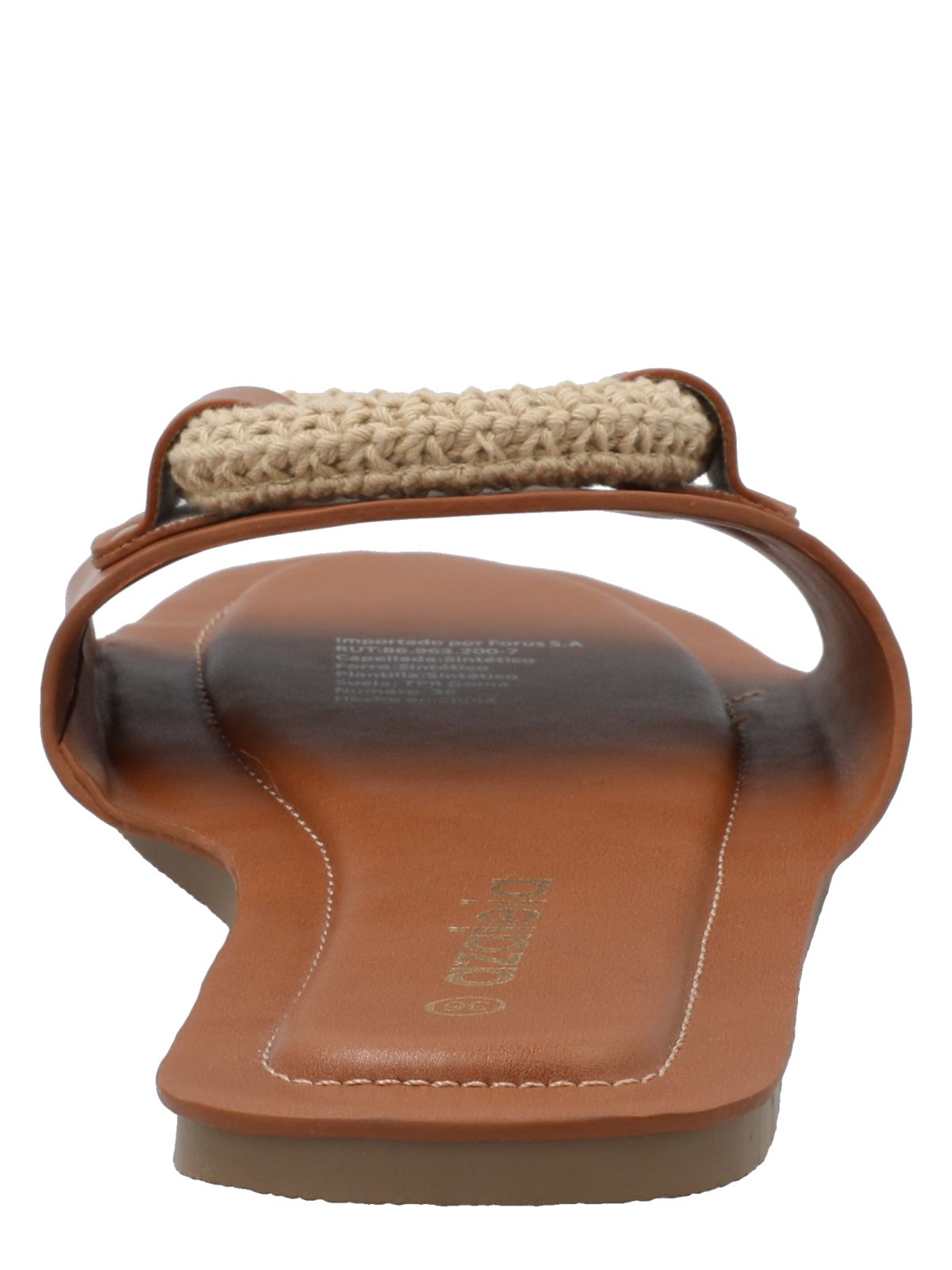Sandalia Mujer Marilyn Cognac Azaleia