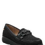 Mocasín Mujer Petunia Negro Azaleia