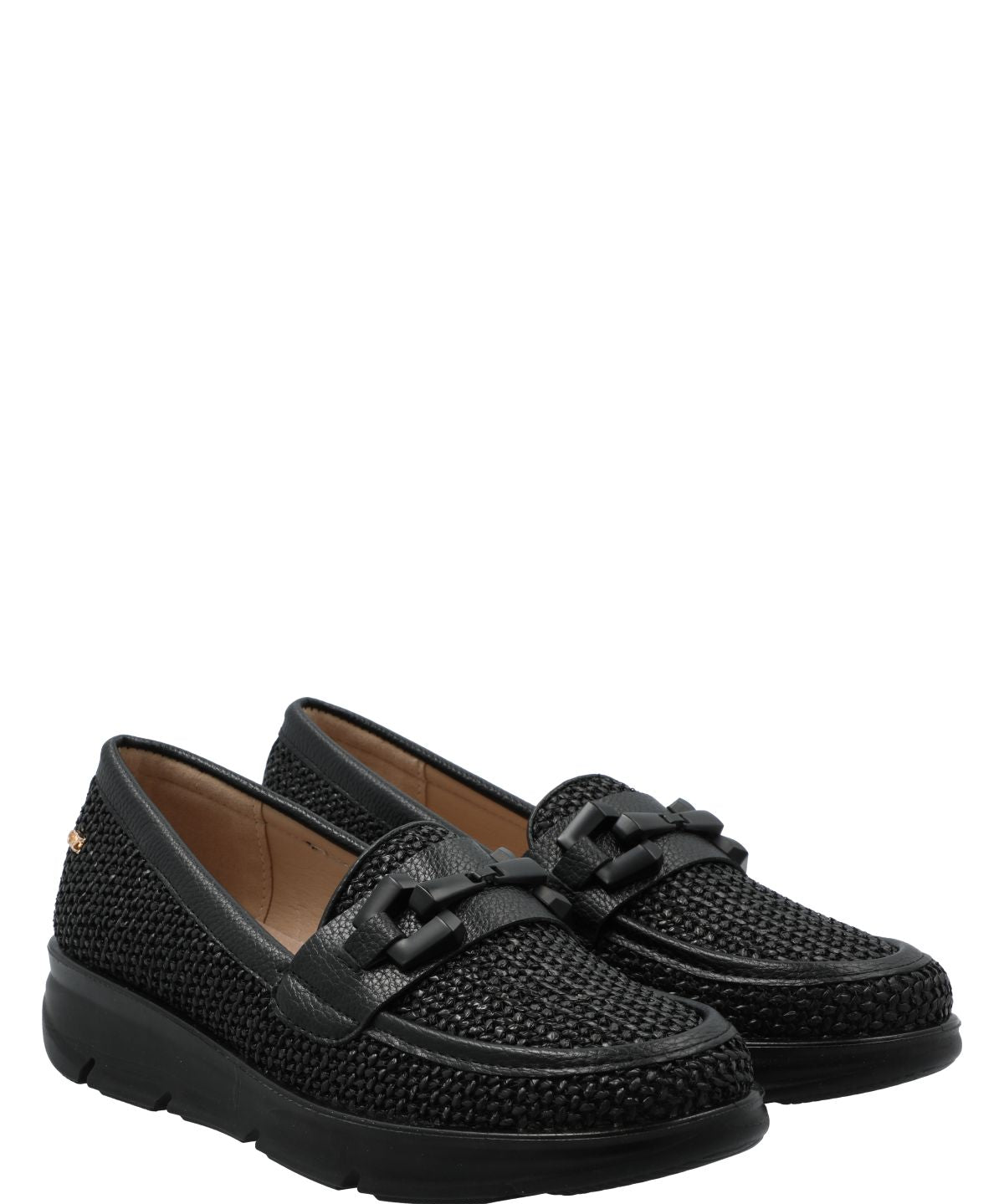 Mocasín Mujer Petunia Negro Azaleia